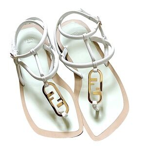 Fendi Leather Sandals
